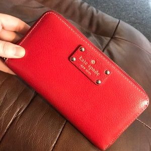 Red Kate Spade wallet
